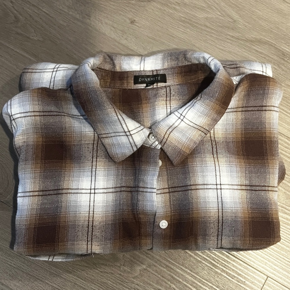 DYNAMITE OVERSIZED FLANNEL